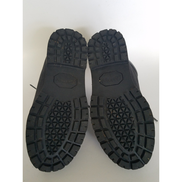 Faded Glory Black Kids Laced Up Boots Shoe Size 1 Youth - Picture 12 of 12